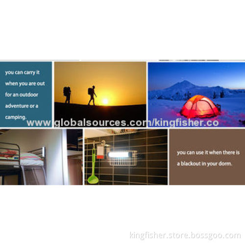 LED Camping Lanterns with 18650 Battery Cells, 2W Working Duration of 8 Hours